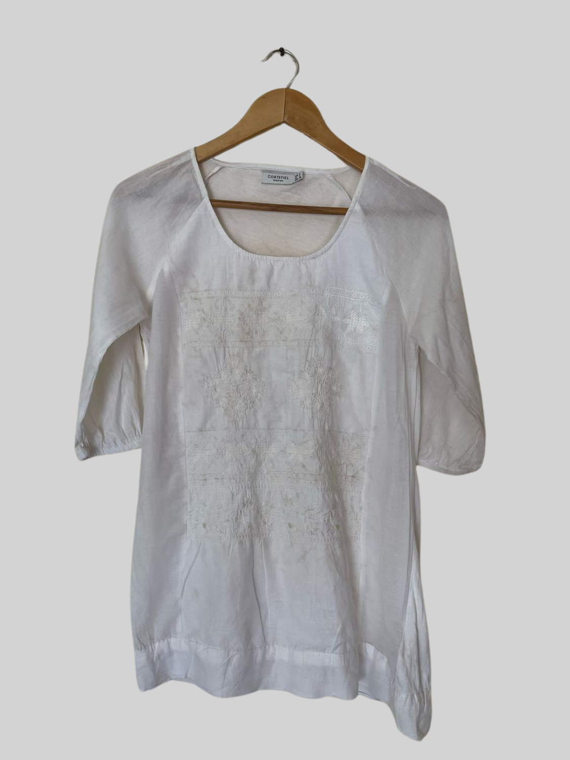 Haut brodé - Cortefiel - Taille S (H59)