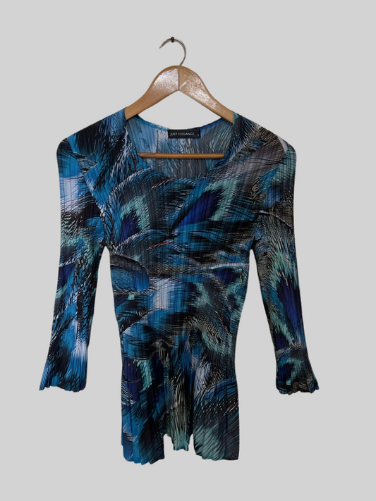 Haut plissé - Just élégance - Taille S (H43)