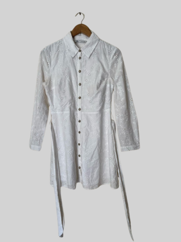 Robe brodée - Zara - Taille S