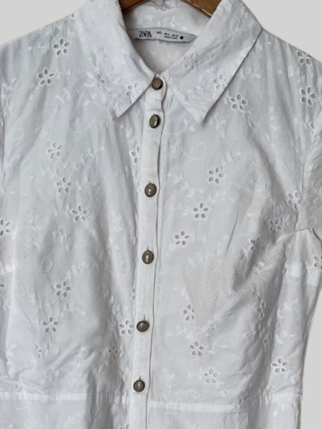 Robe brodée - Zara - Taille S