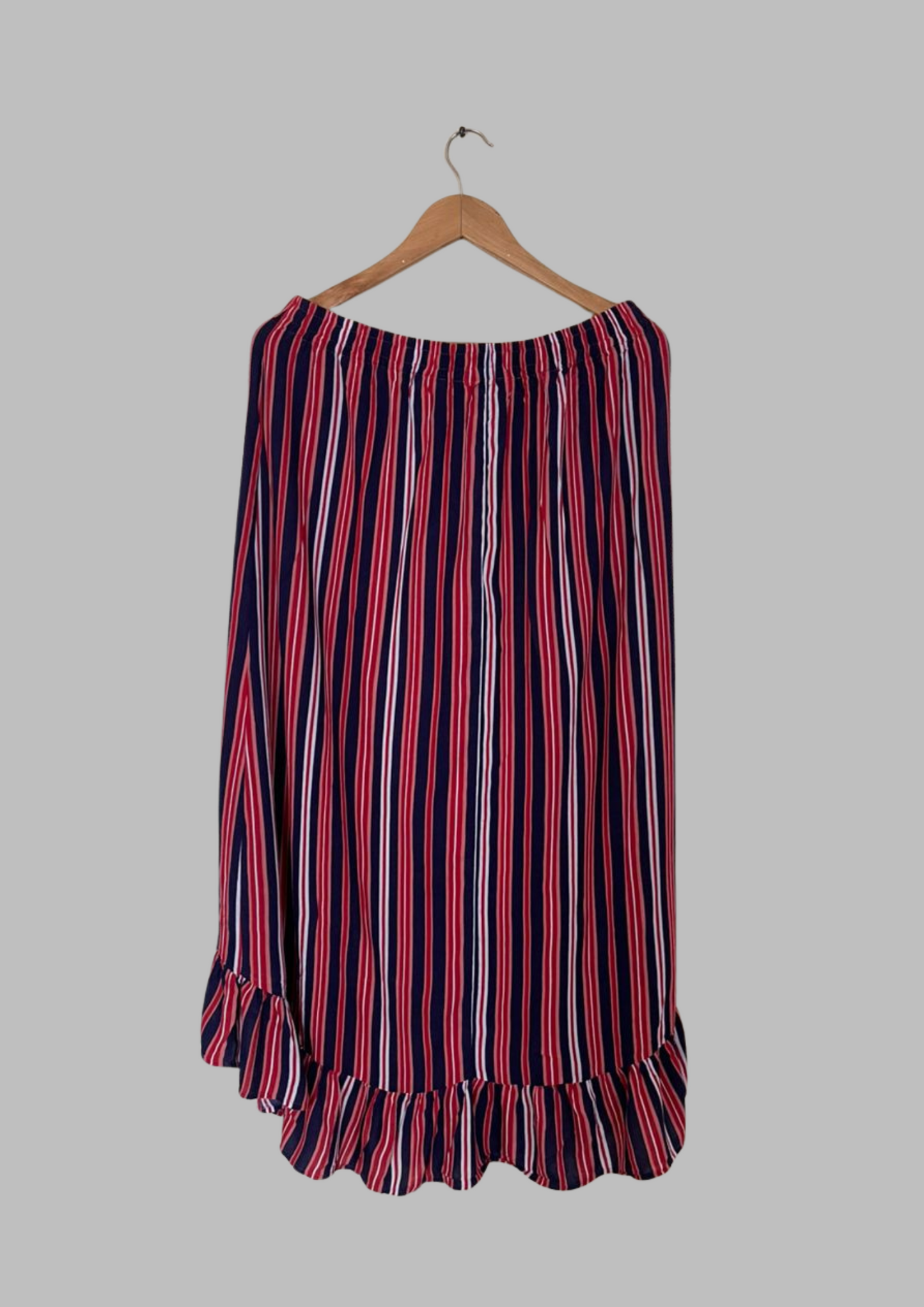 Jupe échancrée à bandes - Taille M/L (J138)