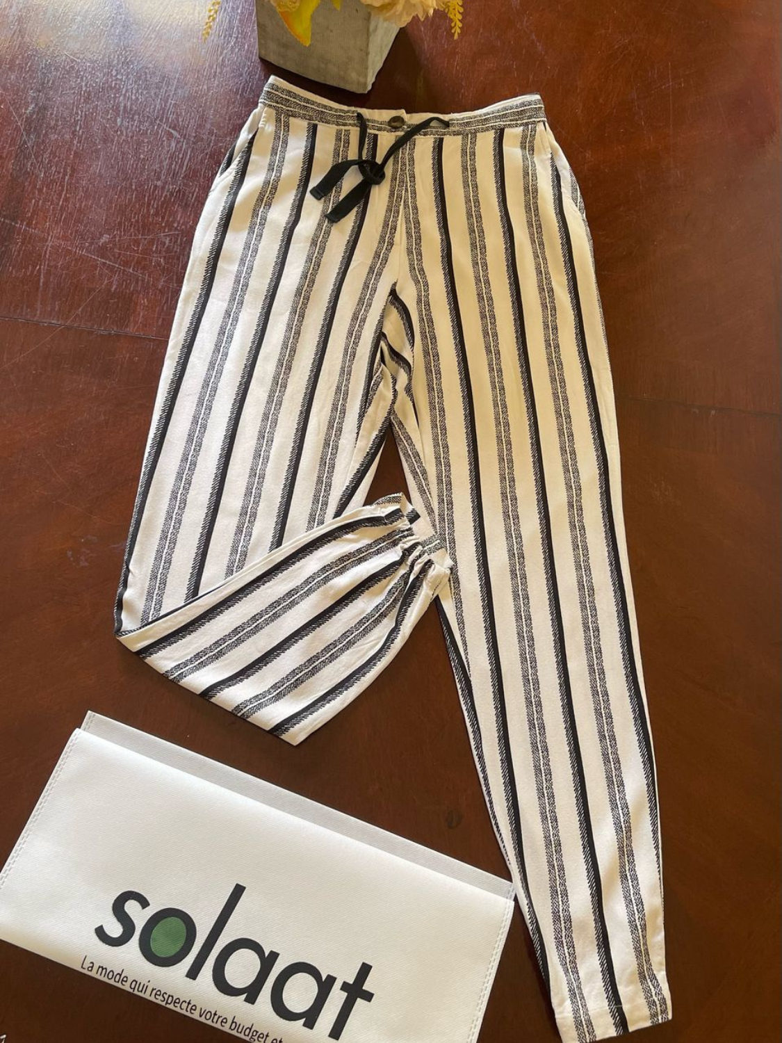 Pantalon rayé - Topshop - Taille S - (P43)