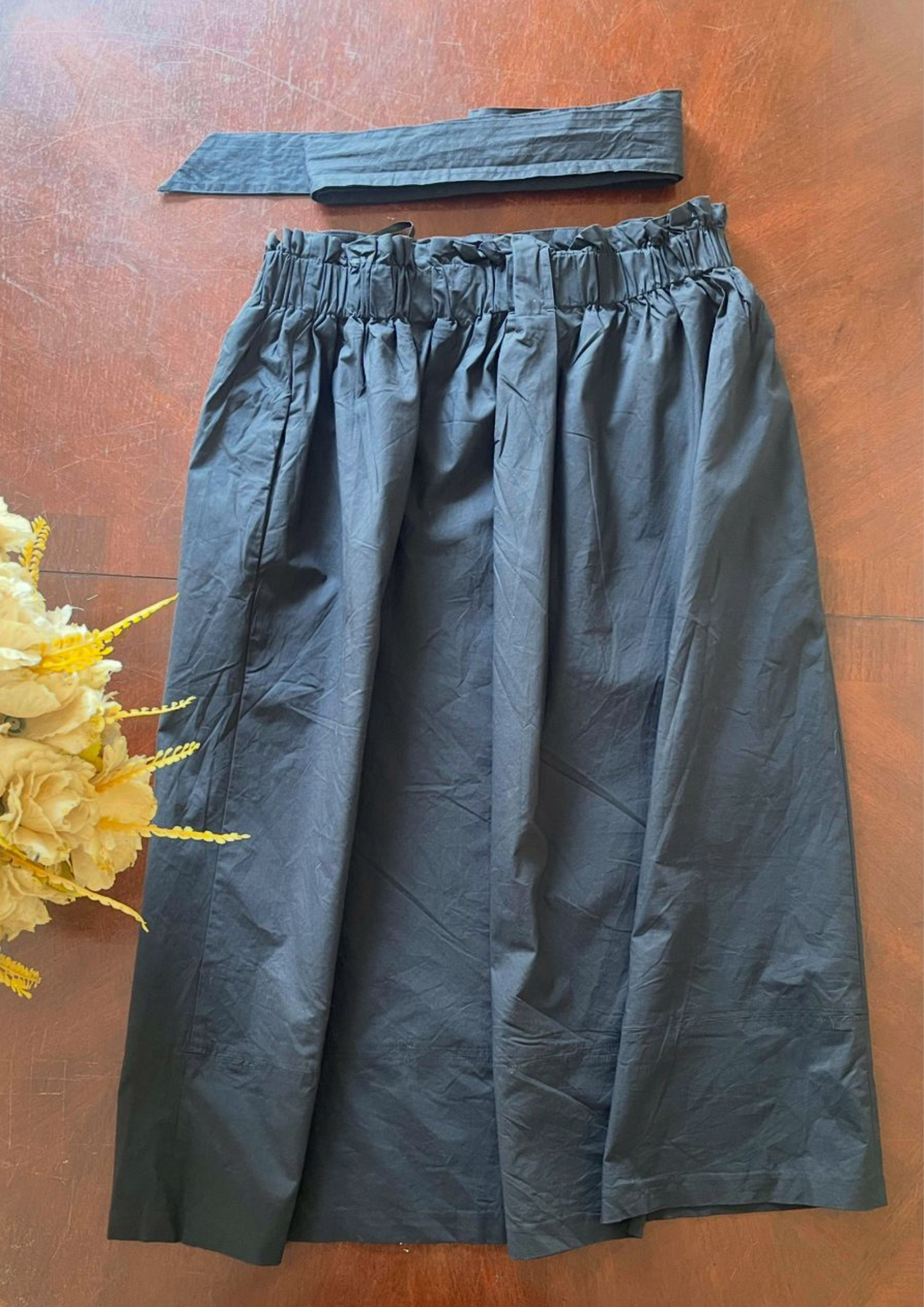 Jupe avec ceinture - M&S - Taille M/L (J138)