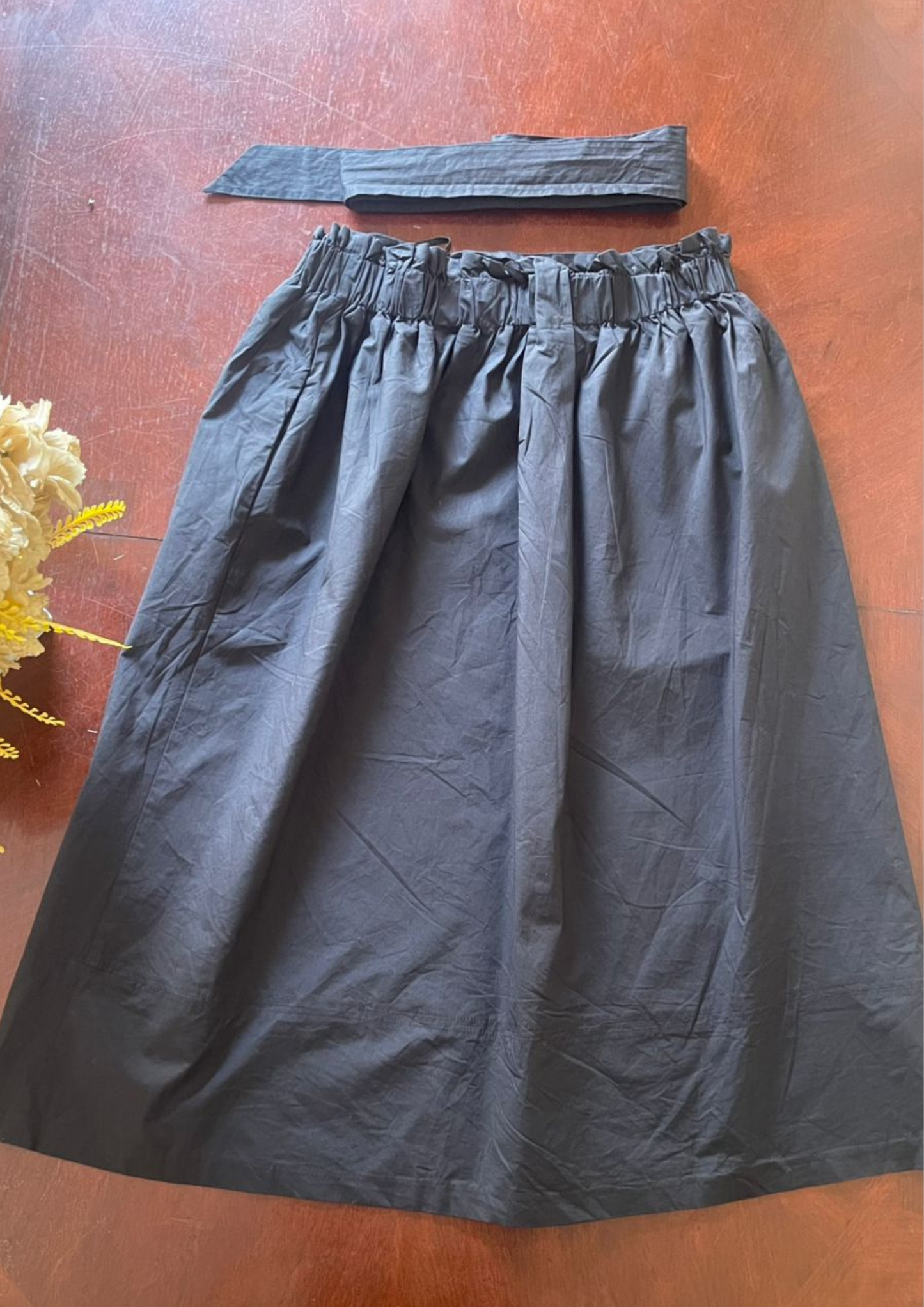 Jupe avec ceinture - M&S - Taille M/L (J138)