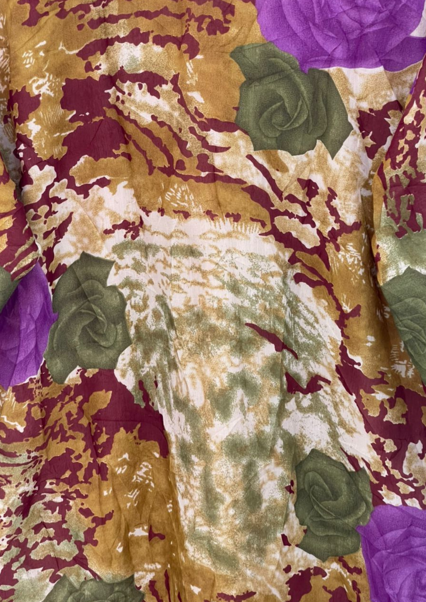 Abaya florale - M/L - A11