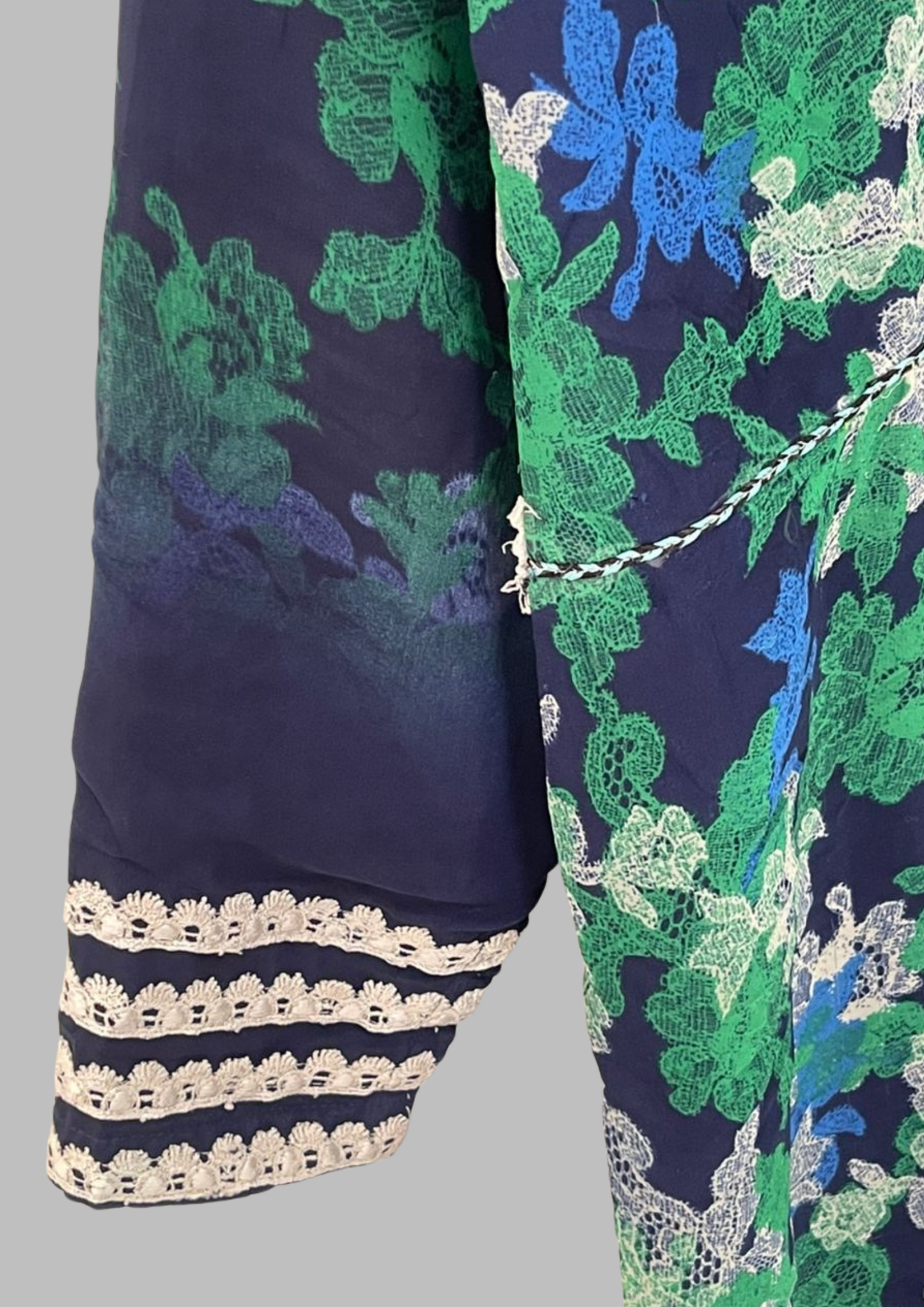 Abaya florale - Taille M/L - A17