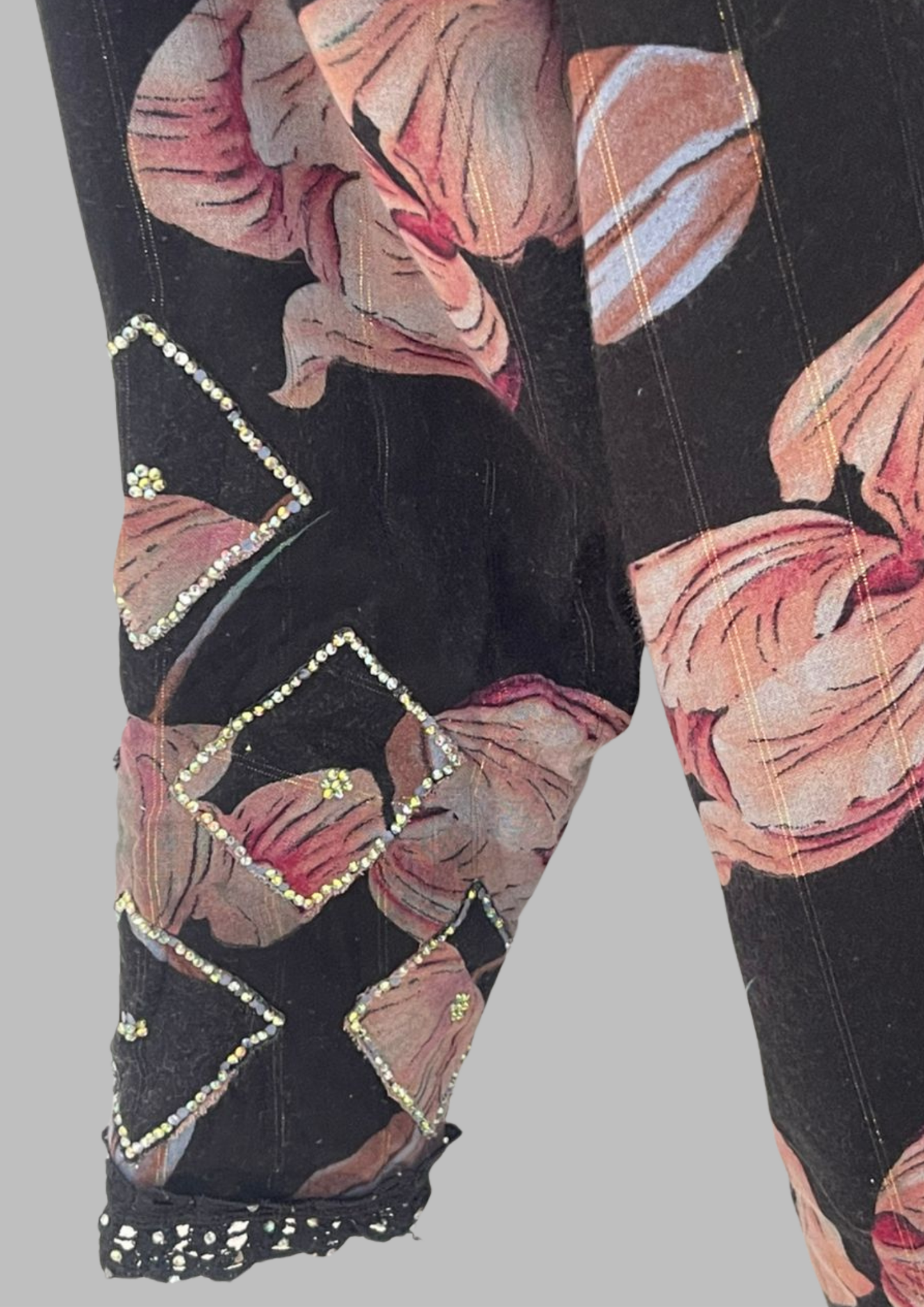 Abaya florale - M - A4