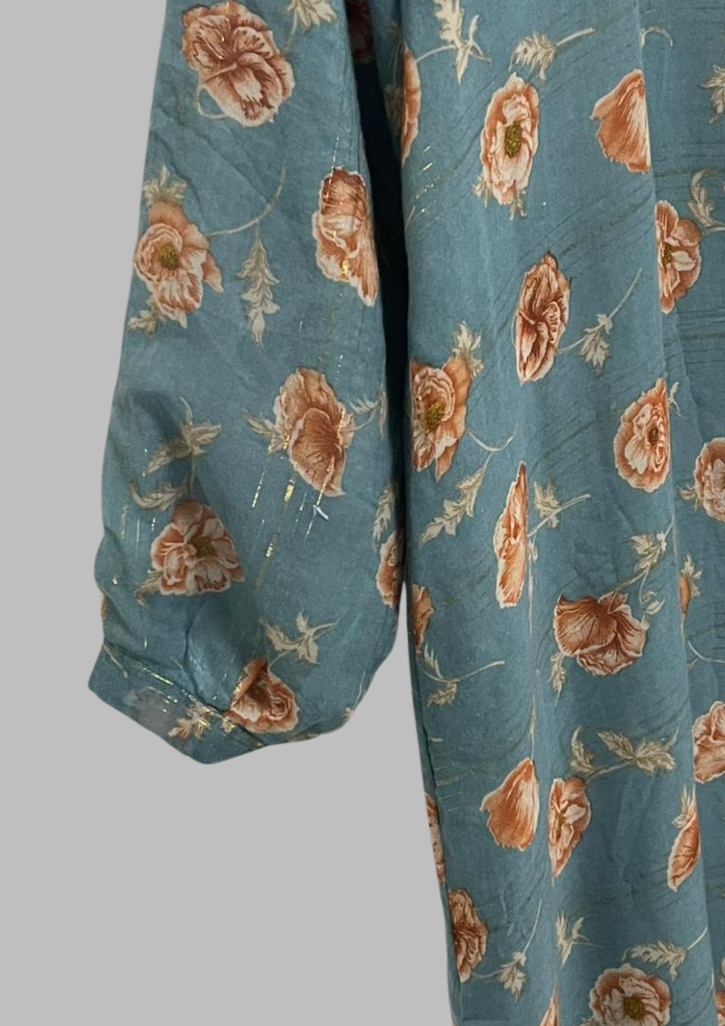 Abaya florale - L/XL - A69