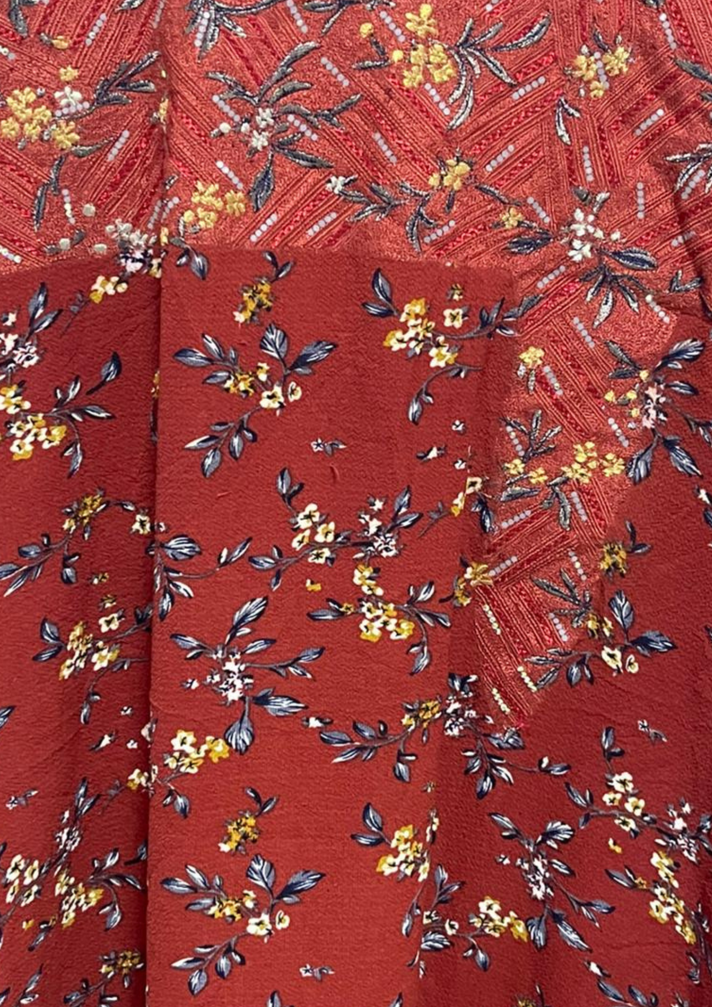 Abaya florale - M/L - A72