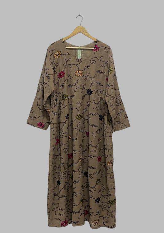 Abaya brodée - XL - A90