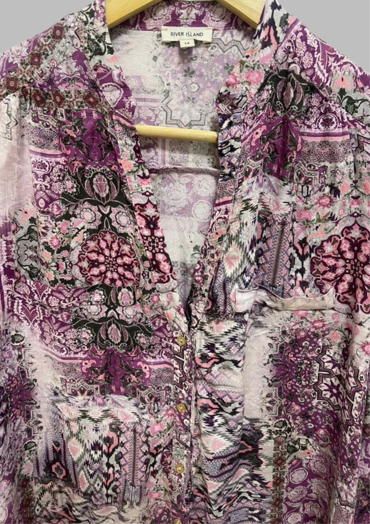 Chemise River Island - M/L - H26