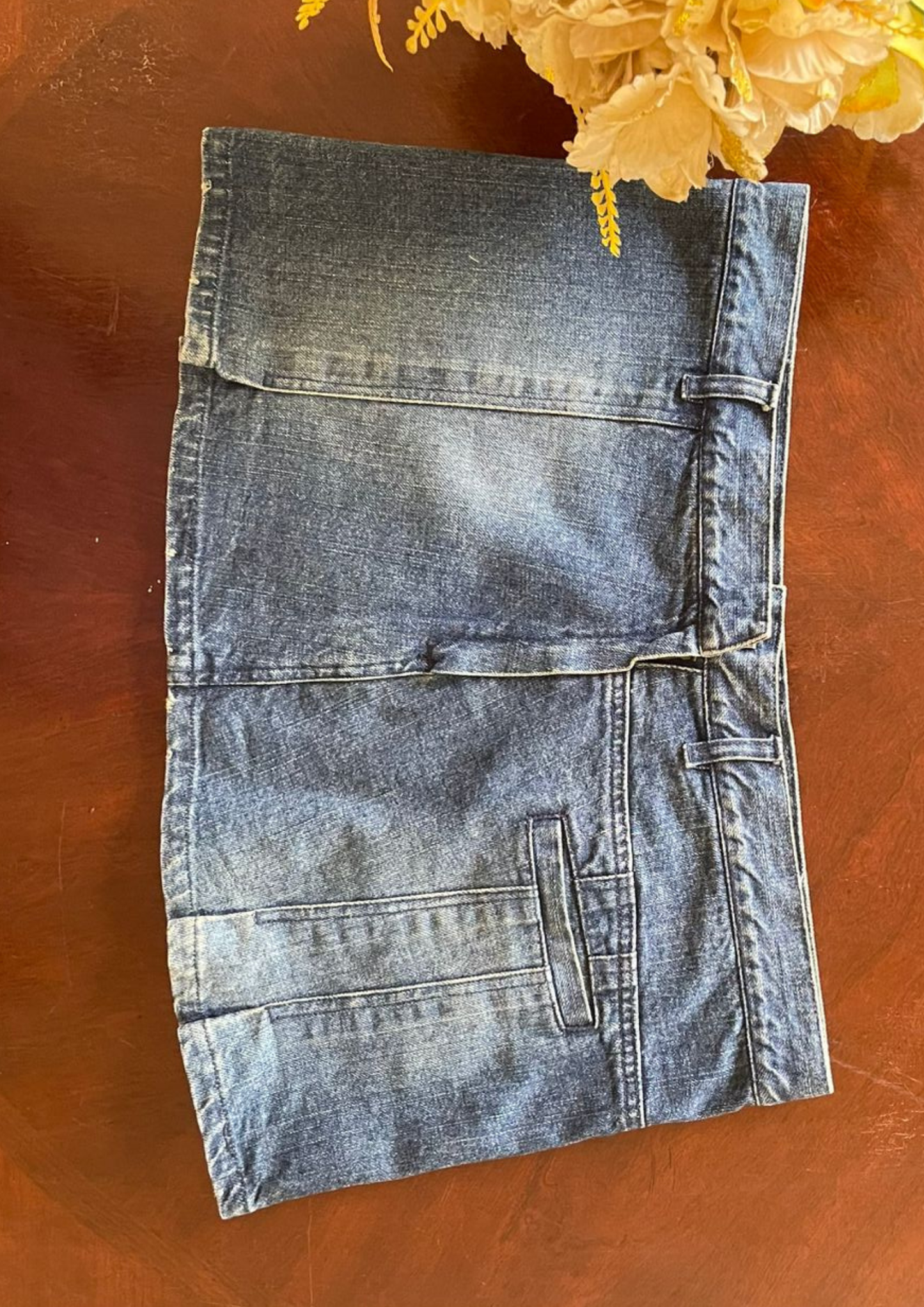Jupe jean vintage - Denim - Taille 2XL (J102)