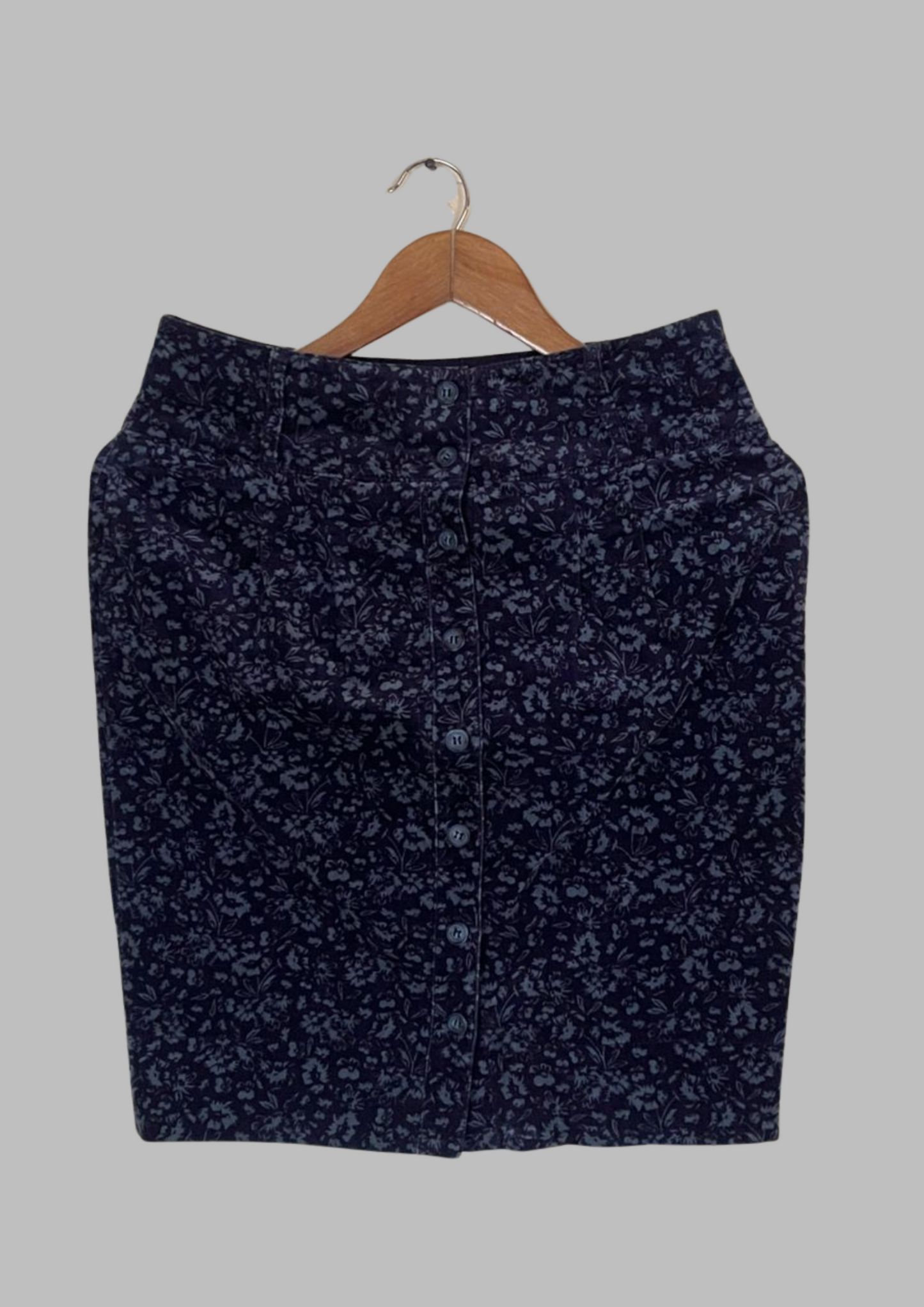 Jupe velours à motifs - Kew - Taille S (J65)
