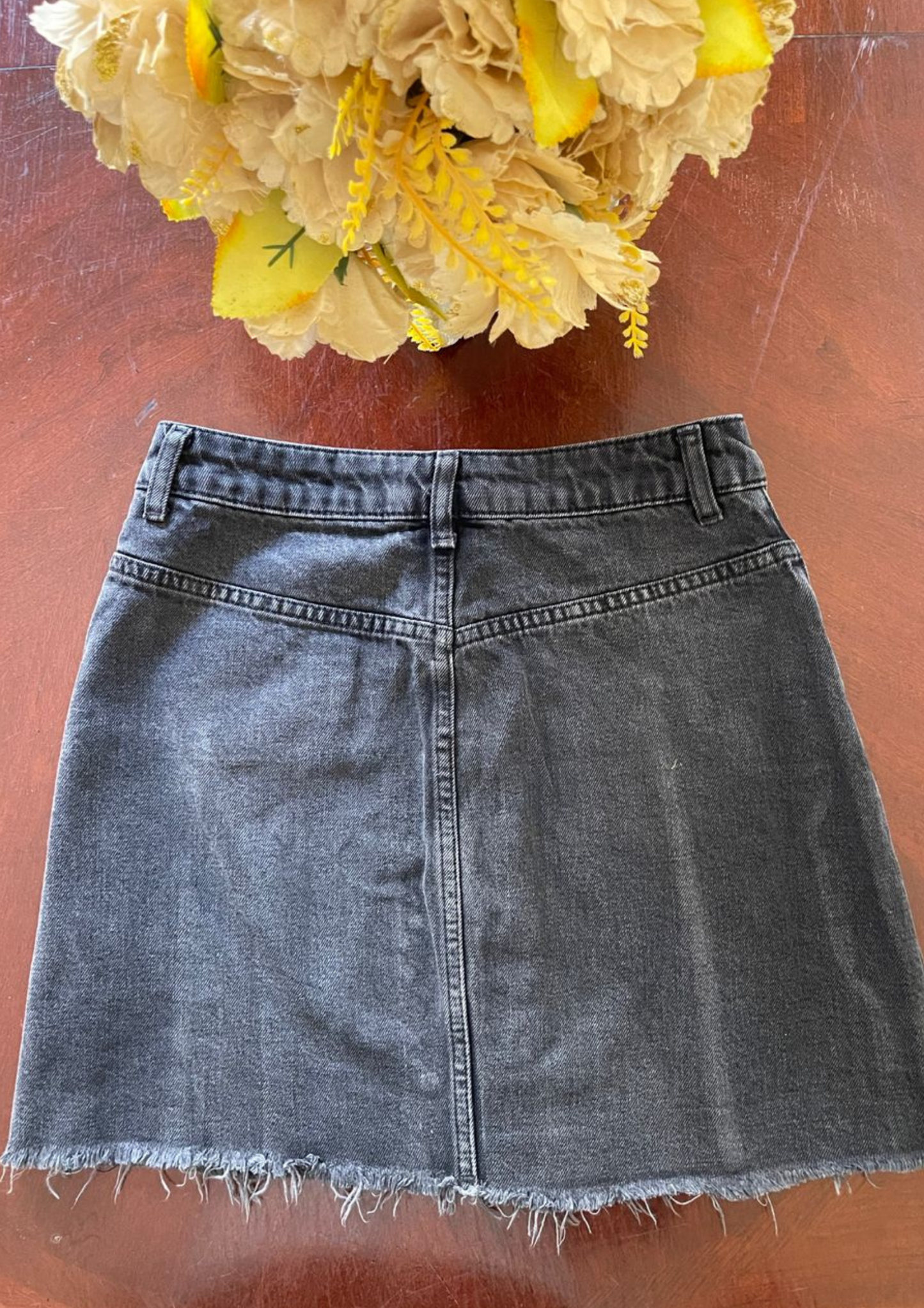 Jupe jean à boutons - Topshop - Taille S (J91)