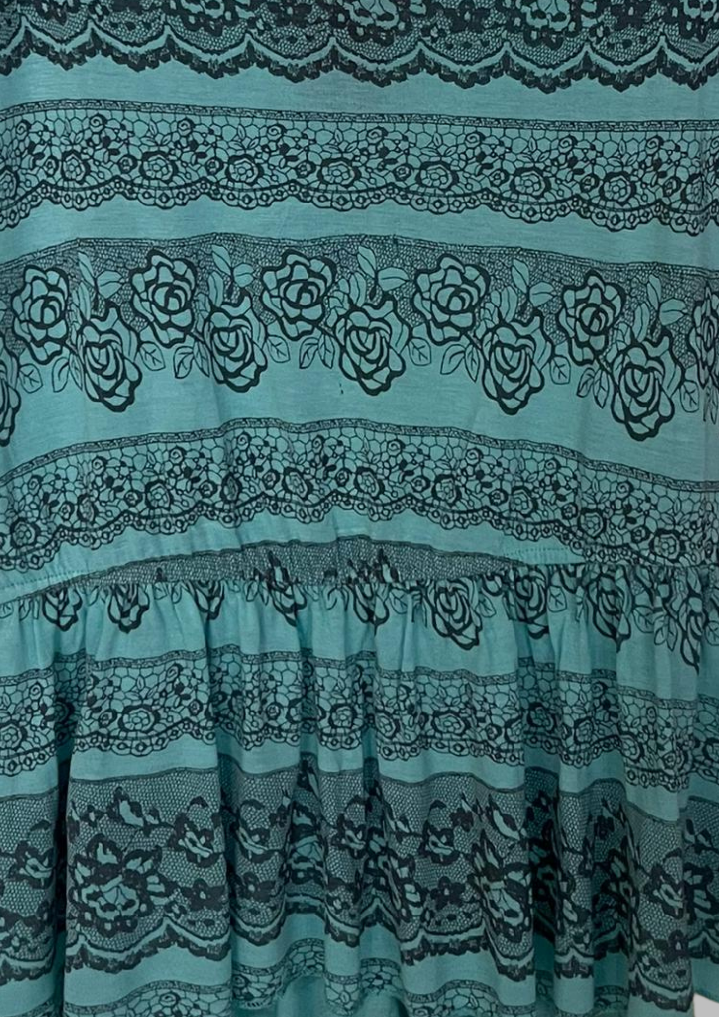 Haut floral - Attention - Taille S/M (M117)