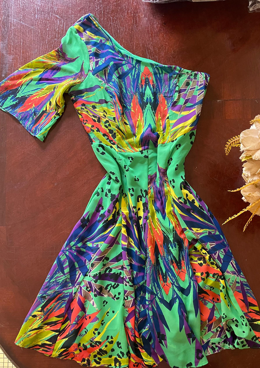 Robe colorée - Georges - Taille S (N55)