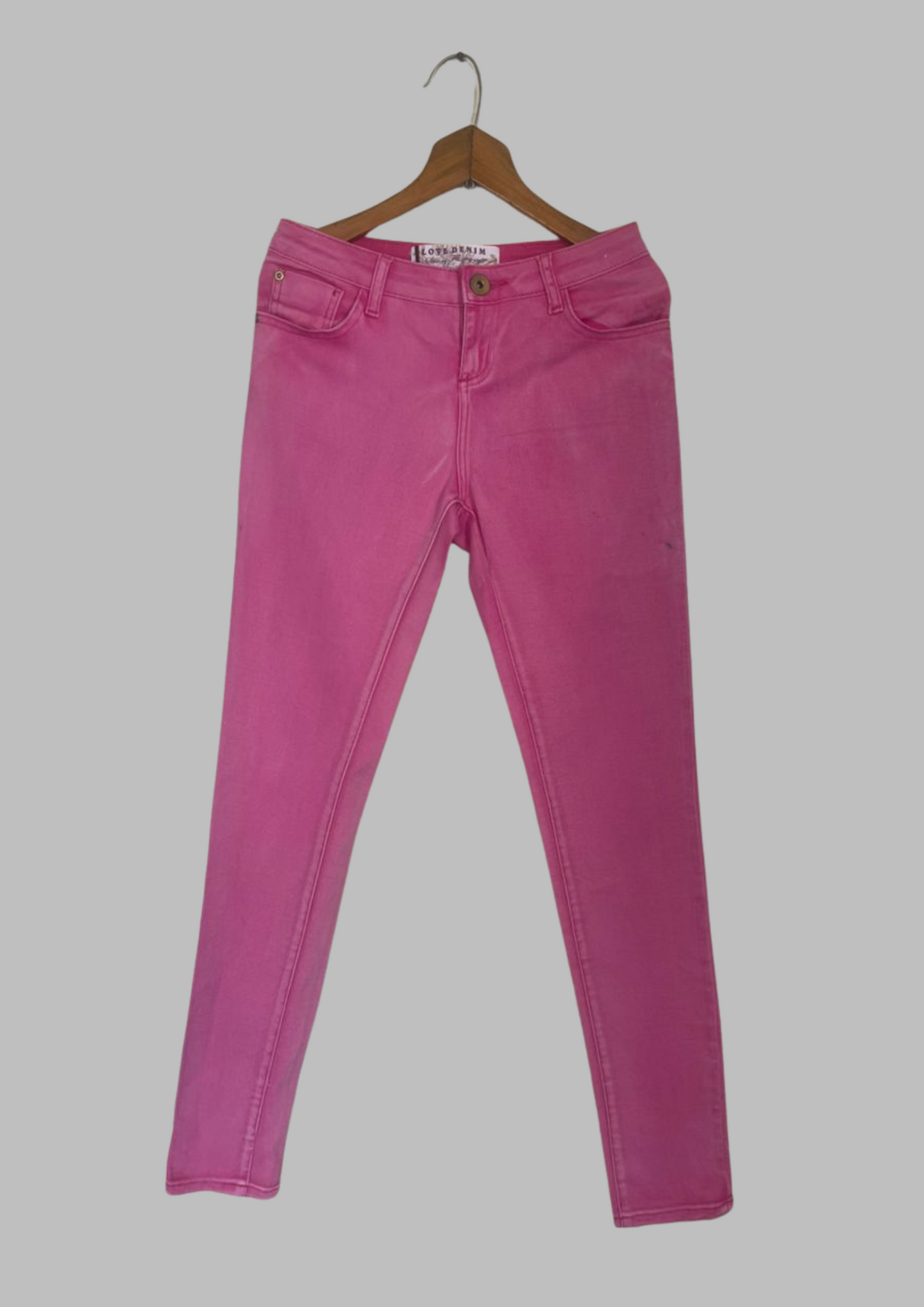 Jean rose skinny - Denim - Taille XS (P124)