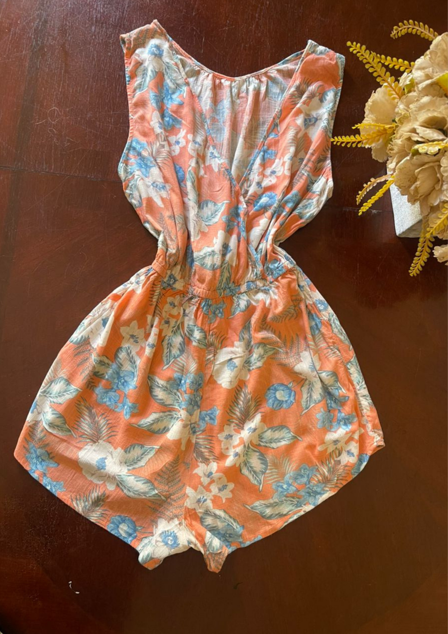 Combishort floral - New Look - Taille L (P73)