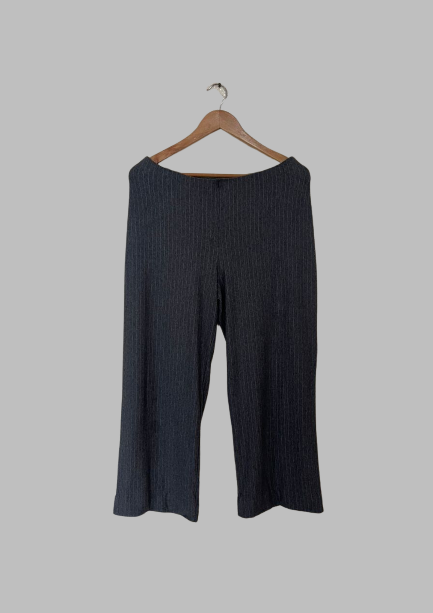 Pantalon gris rayé- MarksSpencer - Taille M/L (P89)