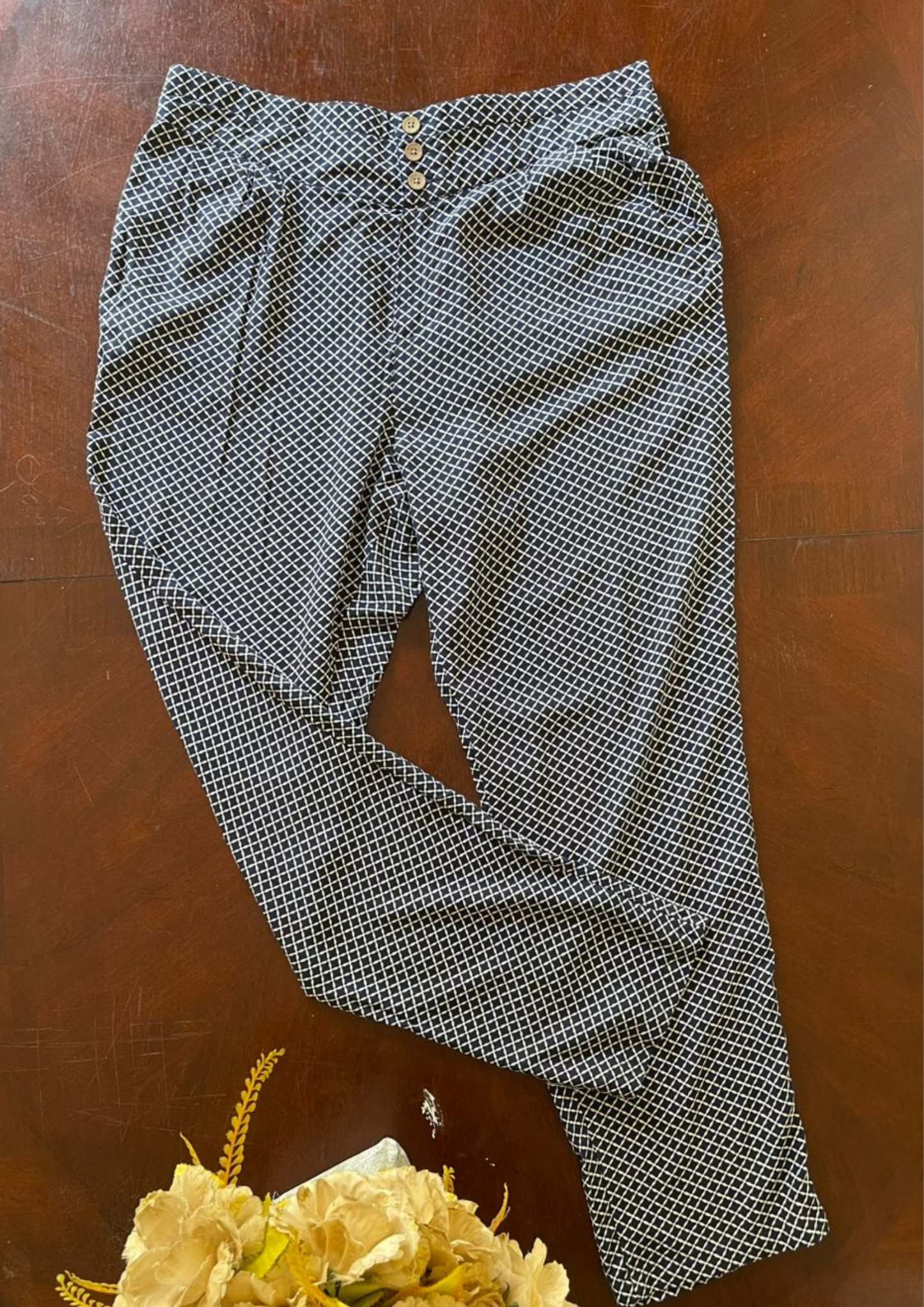 Pantalon à carreaux - M&S - Taille L (P97)