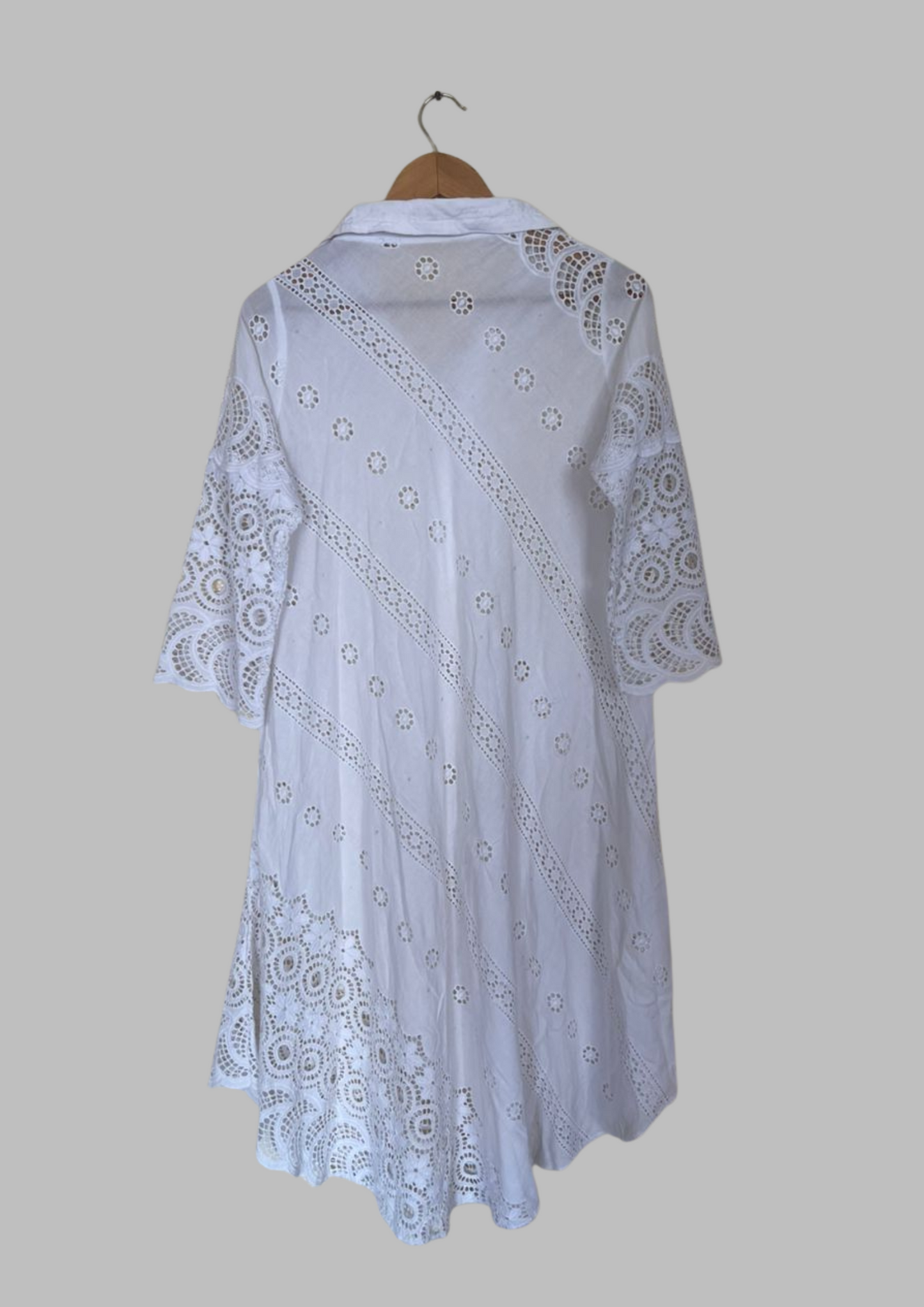 Robe brodée midi - Taille M/L (R174)