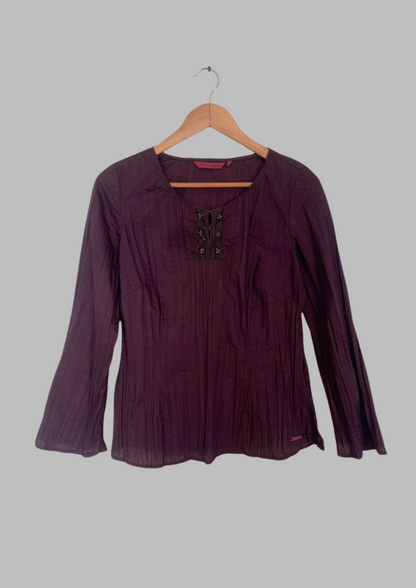 Haut plissé - Jonh - Taille S/M (H123)