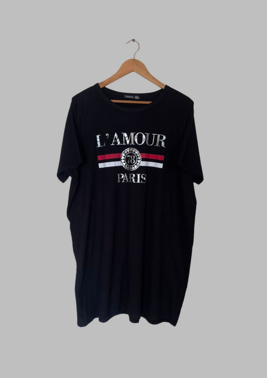 Robe coton - Boohoo - Taille XL (R168)