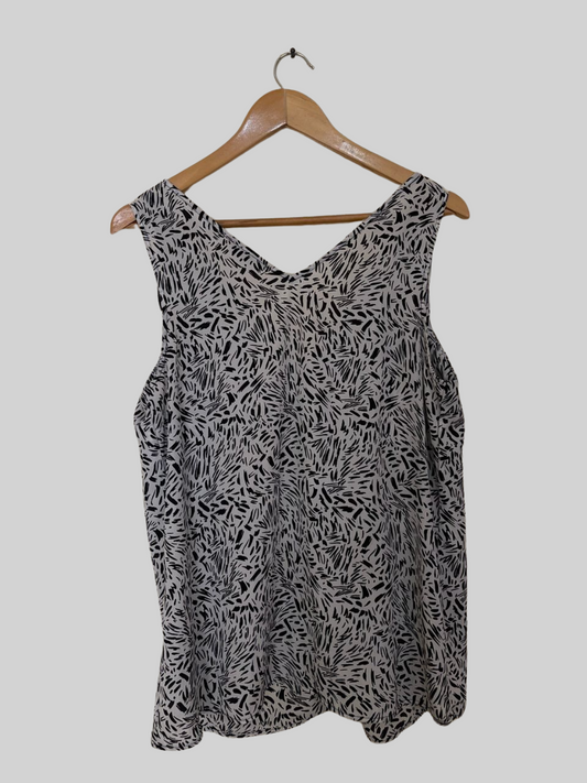 Haut à motifs - Peacocks - Taille M (H24)