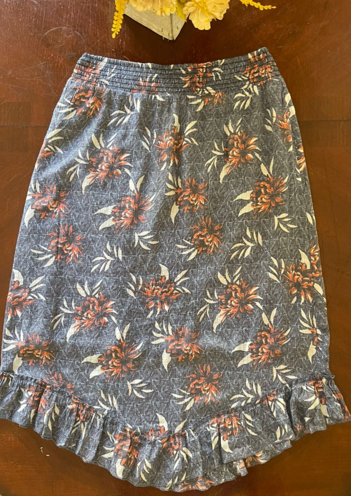 Jupe évasée à motifs - M&S - Taille M/L (J43)