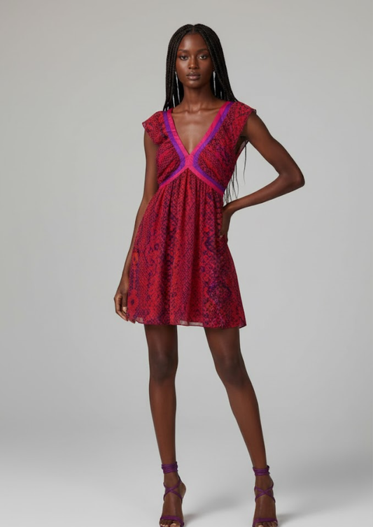 Robe décolletée - Next - Taille S (N27)