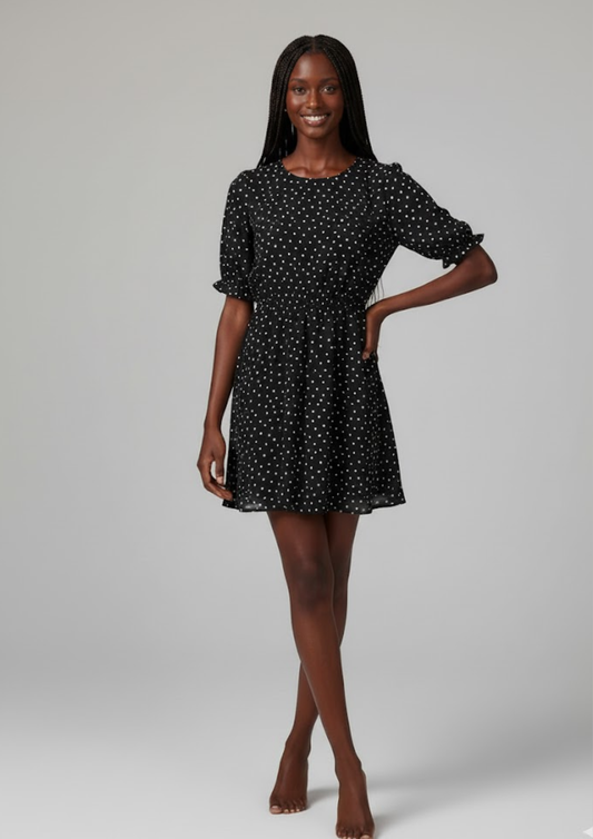 Robe pois - Taille S (N43)