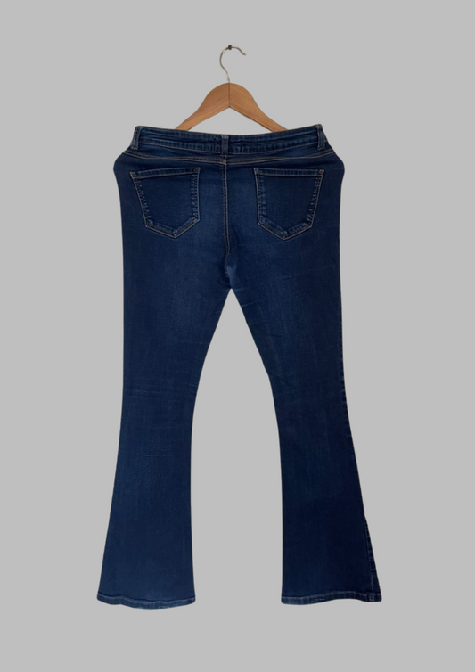 Jean flare - Denim - Taille S (P106)