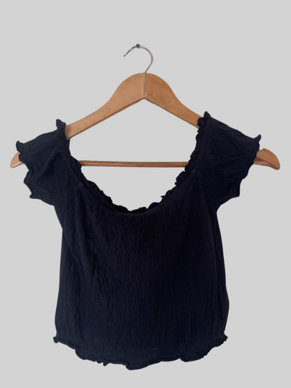 Crop Top plissé - New Look - Taille M (T9)