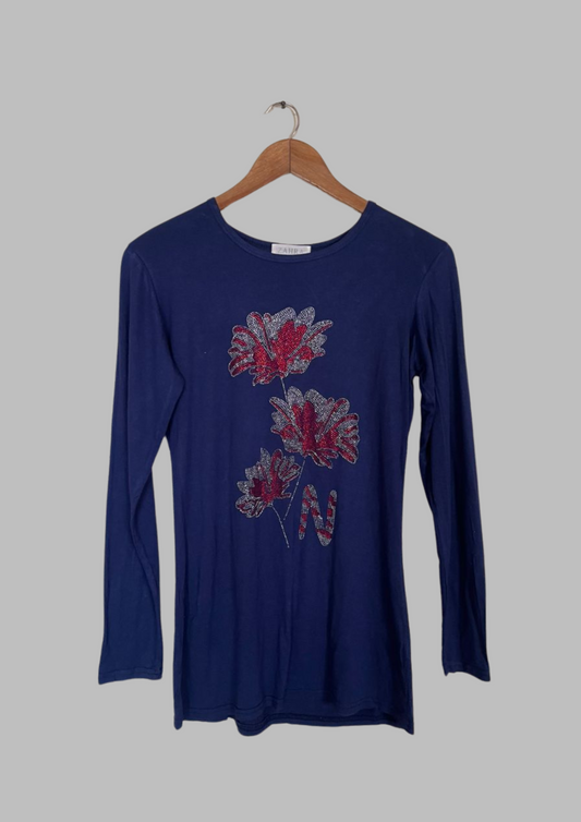 Haut à motifs - Zahra - Taille M (H108)