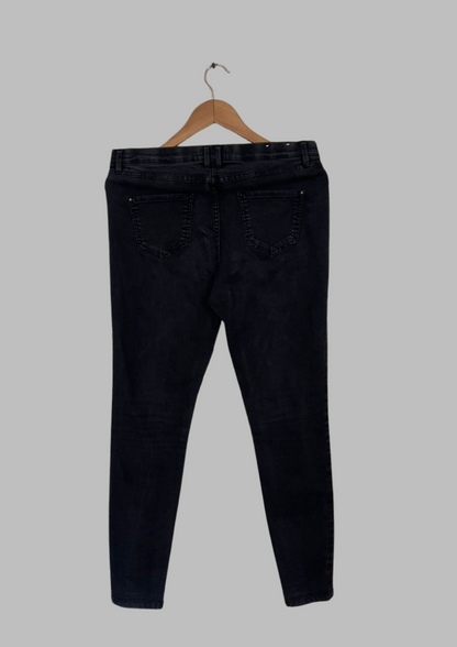Legging jean noir - Taille S (P107)