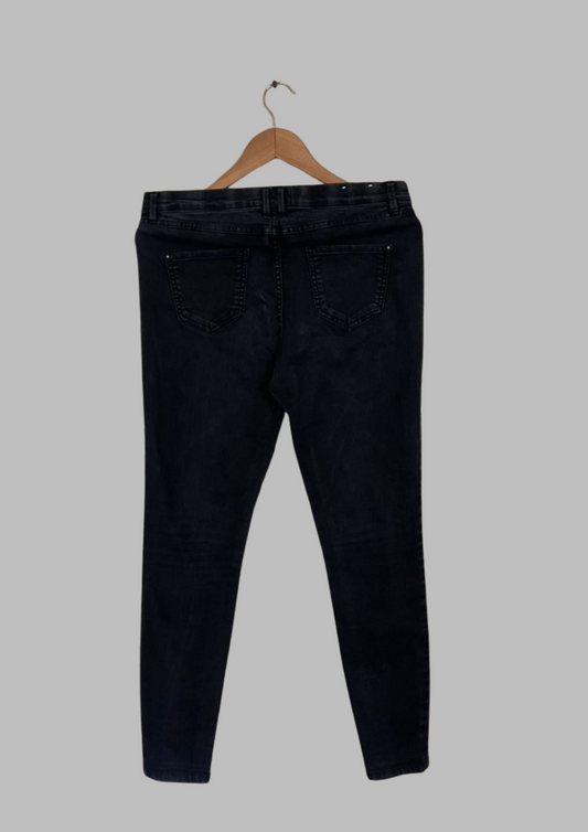 Legging jean noir - Taille S (P107)