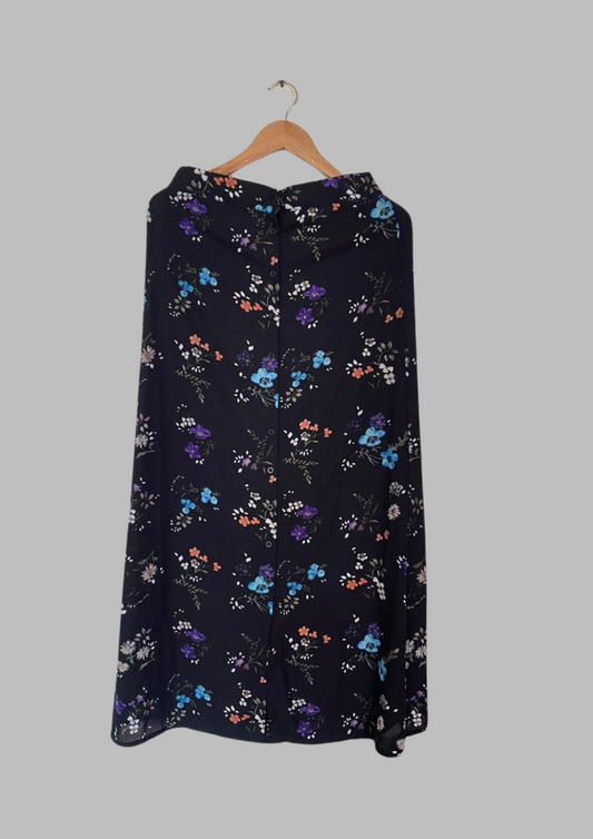 Jupe florale - Piaza Italia - Taille S (J86)