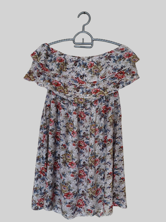 Haut robe floral - Zeva - Taille S/M (R3)