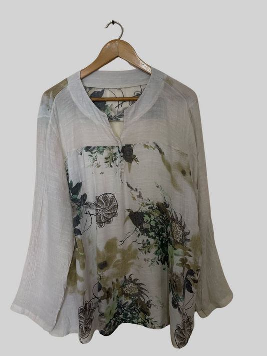 Haut dame floral - Taille 2XL (H41)