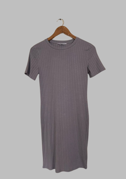Robe grise - Primark - Taille S (R54)