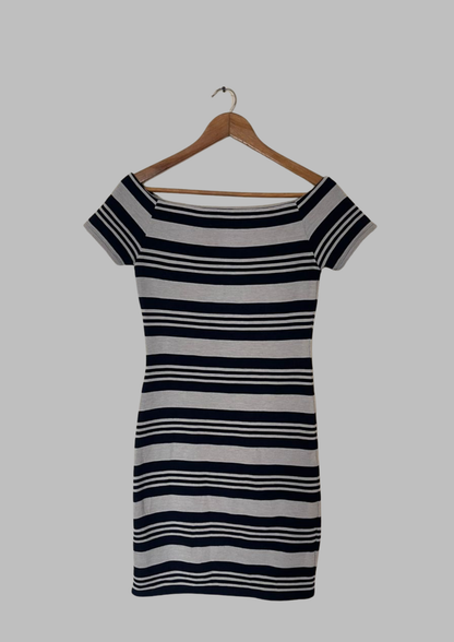 Robe moulante à bandes - Topshop - Taille S (R44)