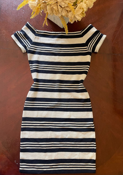 Robe moulante à bandes - Topshop - Taille S (R44)