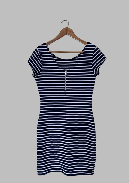 Robe moulante à zip - Yessica - Taille S (R43)