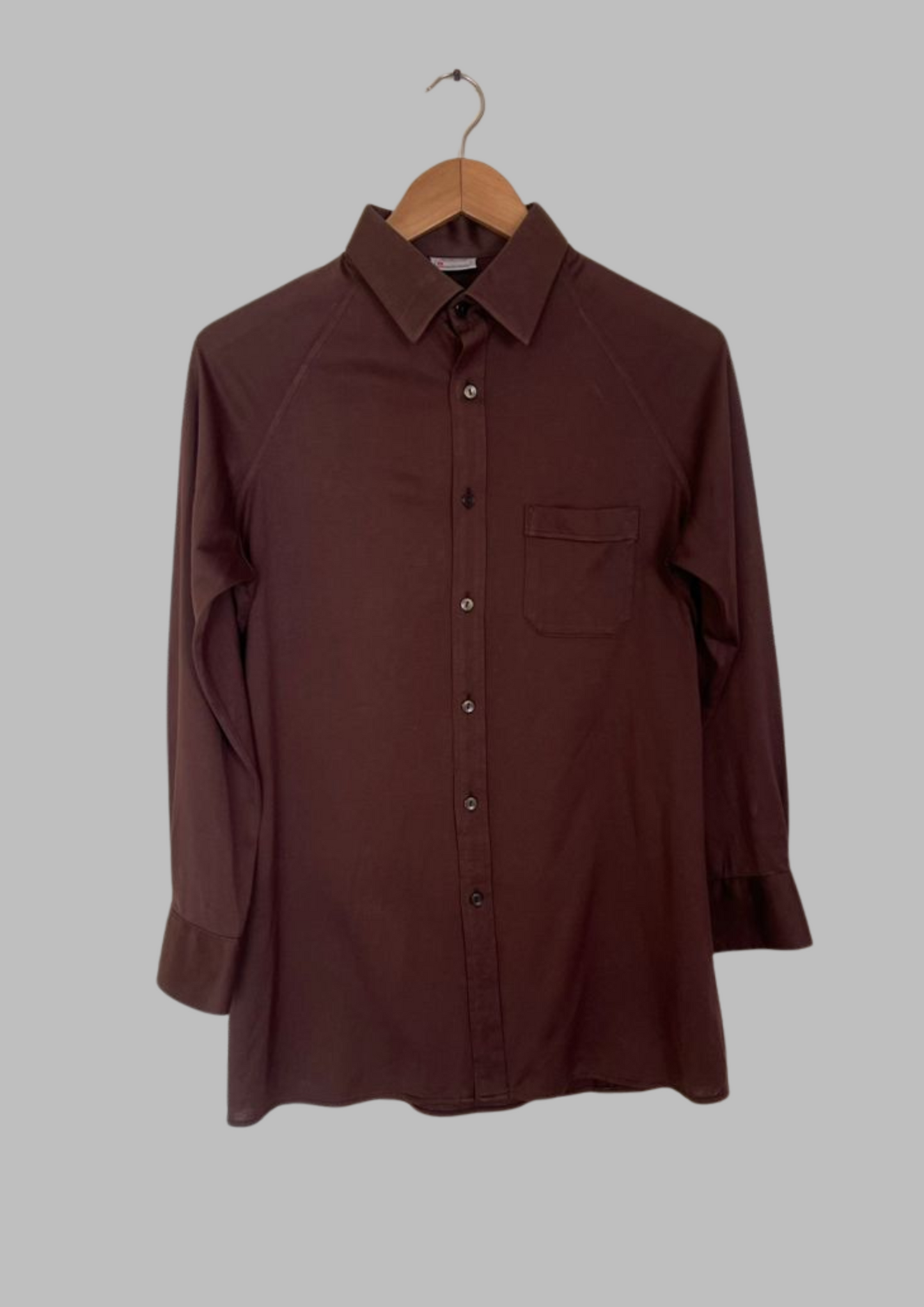 Chemise marron - Maestro - Taille S (C42)