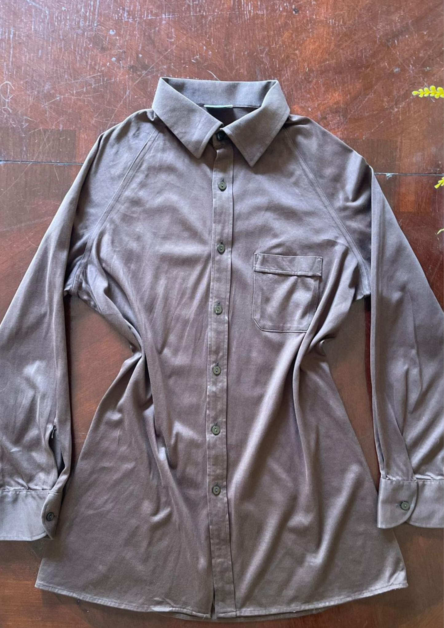 Chemise marron - Maestro - Taille S (C42)