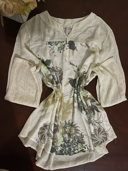 Haut dame floral - Taille 2XL (H41)