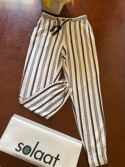 Pantalon rayé - Topshop - Taille S - (P43)