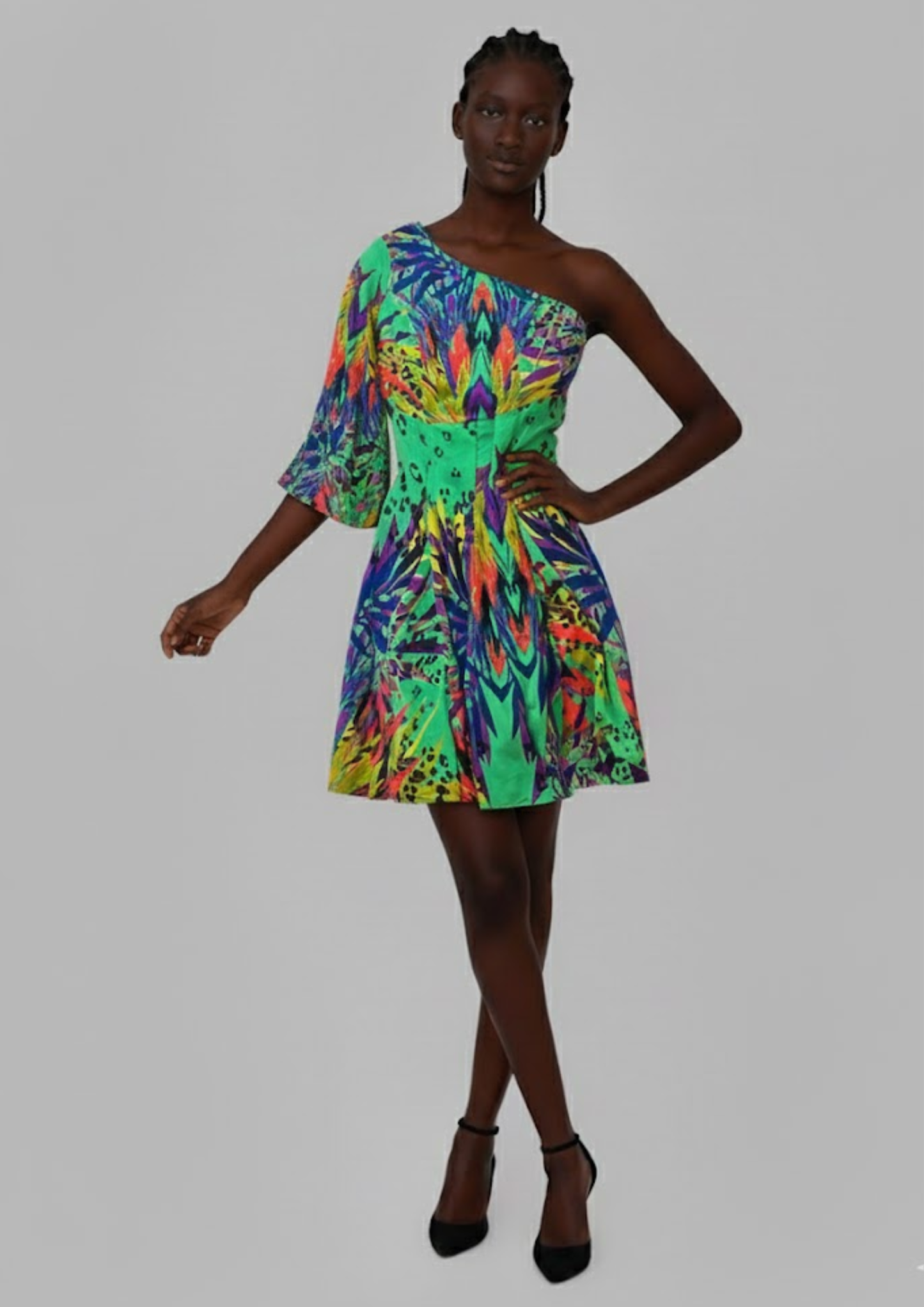 Robe colorée - Georges - Taille S (N55)