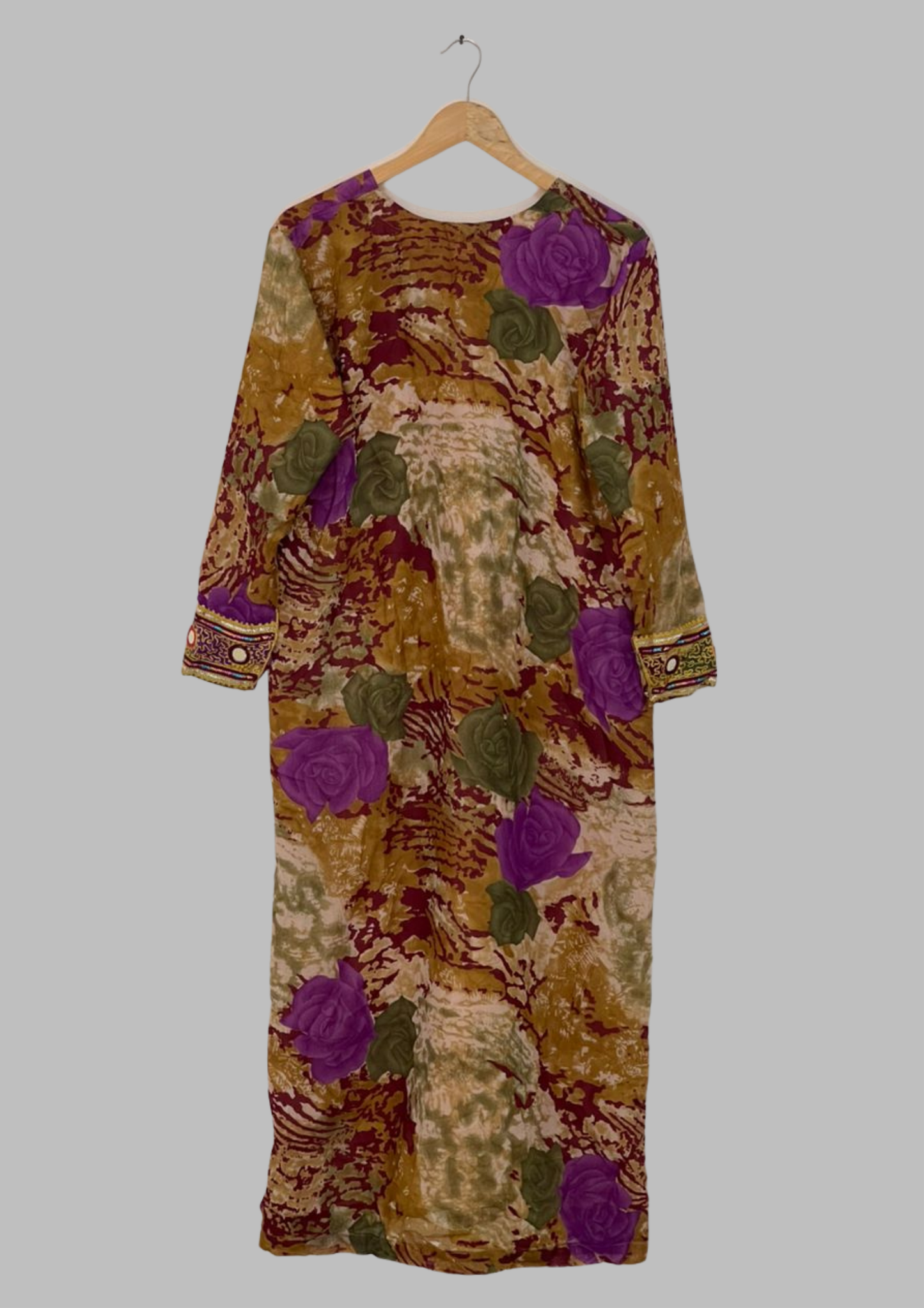 Abaya florale - M/L - A11