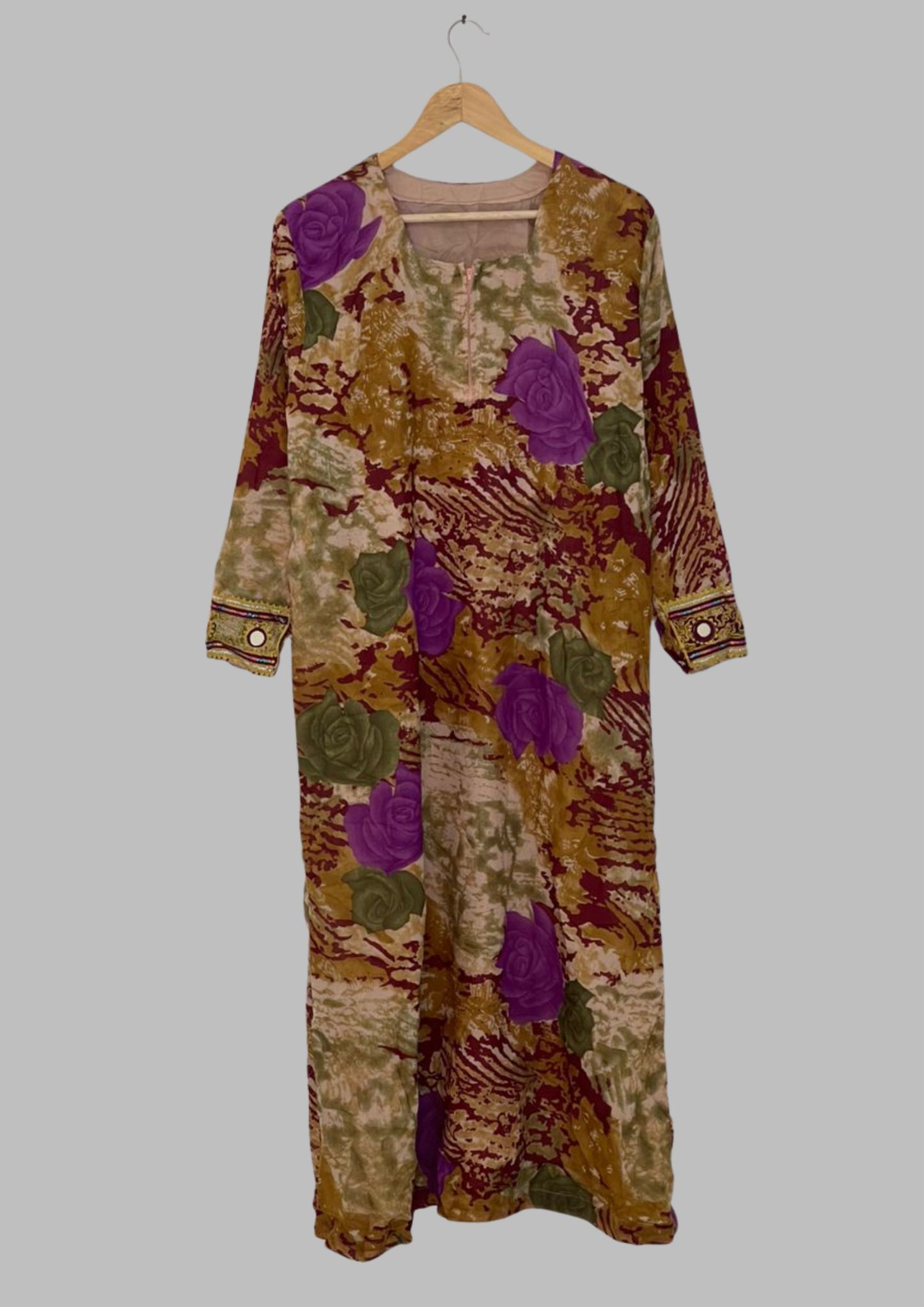 Abaya florale - M/L - A11